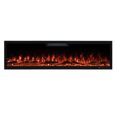 Aflamo Elite 153 cm schwarz wandmontierter Elektrokamin